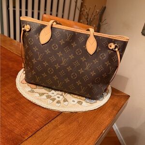 *Authentic* Louis Vuitton Neverfull Monogram Tote PM Brown Canvas